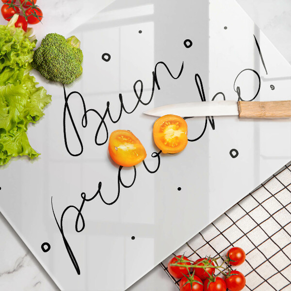 Chopping board The inscription Buen Provecho!