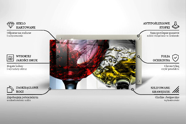 Chopping board glass Wine glasses