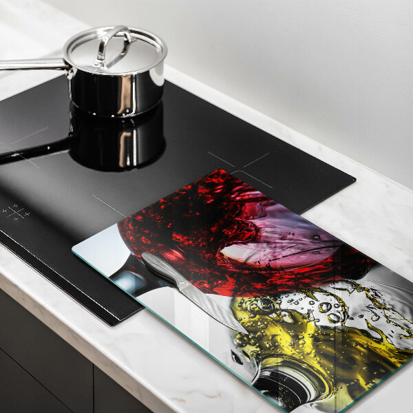 Chopping board glass Wine glasses