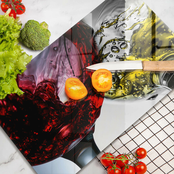 Chopping board glass Wine glasses