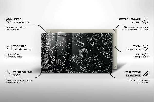 Chopping board glass Kitchen accessories