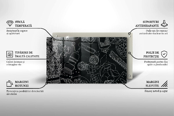 Chopping board glass Kitchen accessories