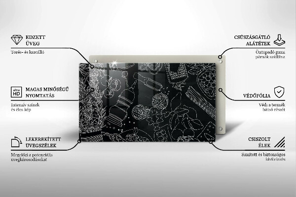 Chopping board glass Kitchen accessories