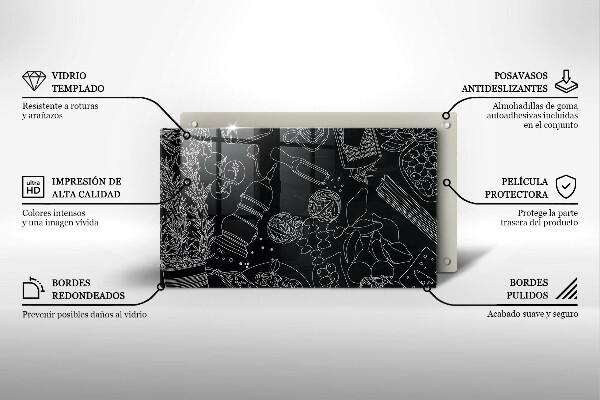 Chopping board glass Kitchen accessories