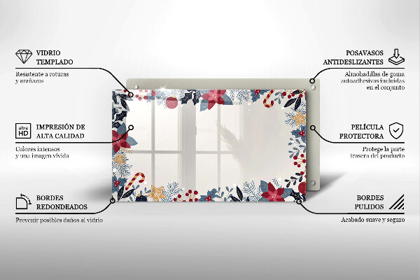 Chopping board Christmas decorations