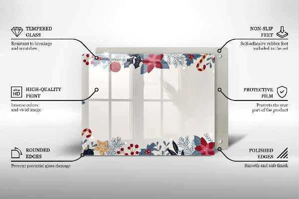 Chopping board Christmas decorations