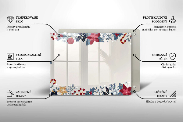 Chopping board Christmas decorations