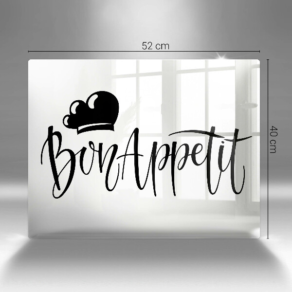 Chopping board The inscription Bon Appetit