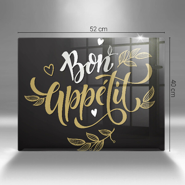 Chopping board The inscription Bon Appetit