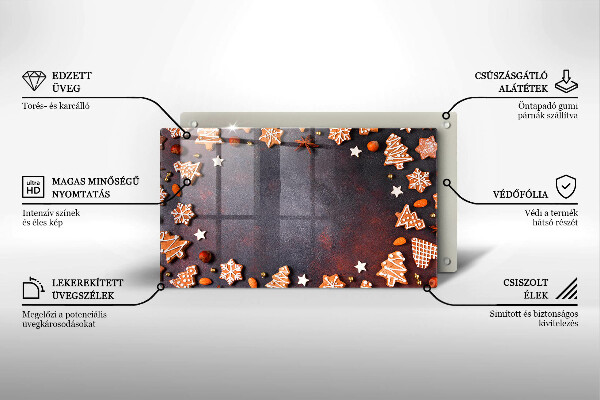 Chopping board Gingerbread Christmas