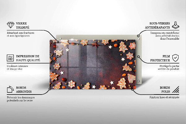 Chopping board Gingerbread Christmas