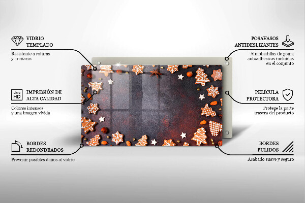 Chopping board Gingerbread Christmas