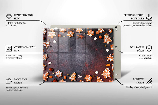 Chopping board Gingerbread Christmas