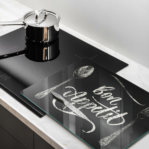 Chopping board The inscription Bon Appetit