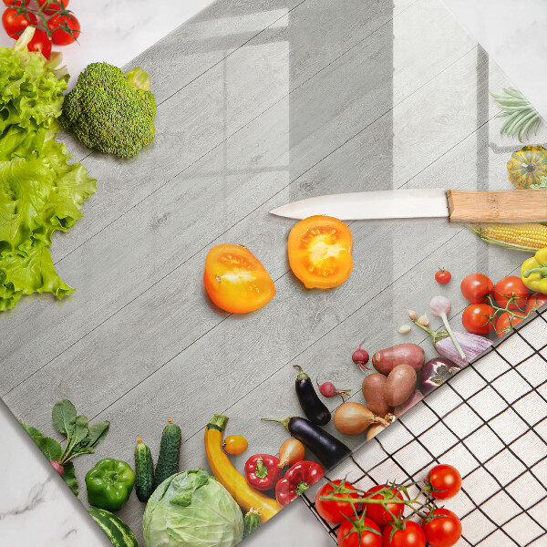 Chopping board Vegetables on the boards
