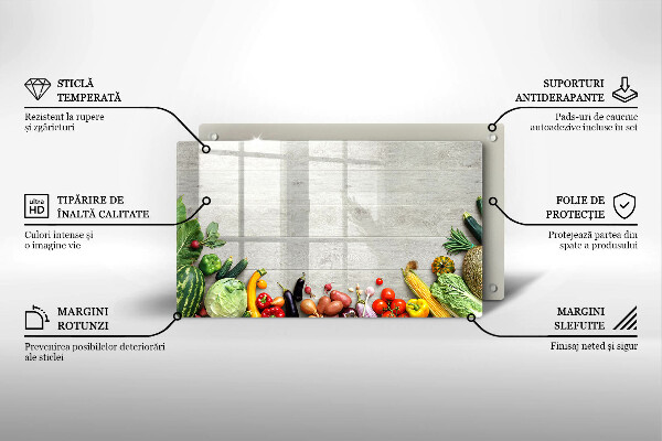 Chopping board Vegetables on the boards