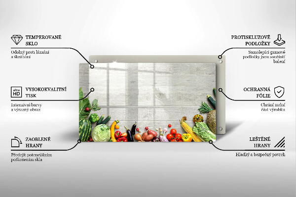 Chopping board Vegetables on the boards