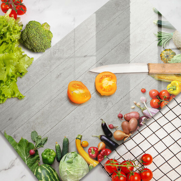 Chopping board Vegetables on the boards