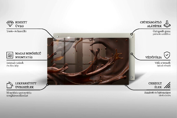 Chopping board Liquid chocolate