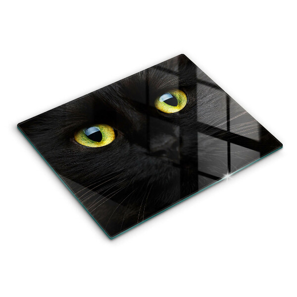 Chopping board glass Animal cat eyes