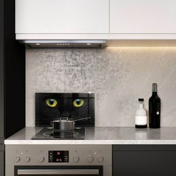 Chopping board glass Animal cat eyes