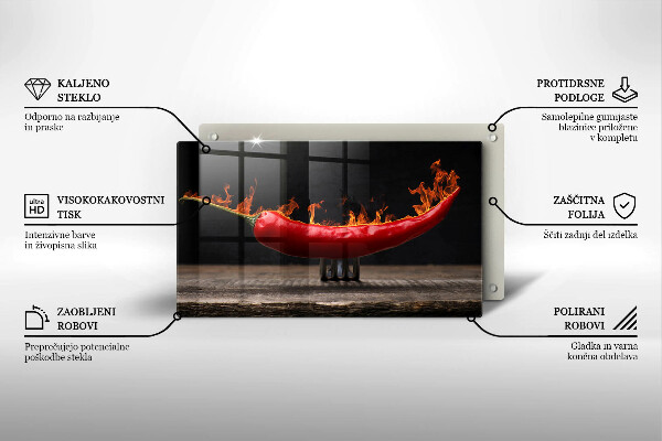 Chopping board Hot chili pepper