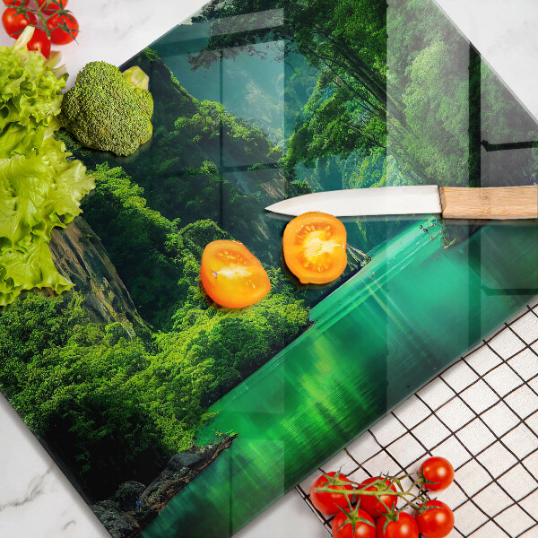 Chopping board Laguna landscape