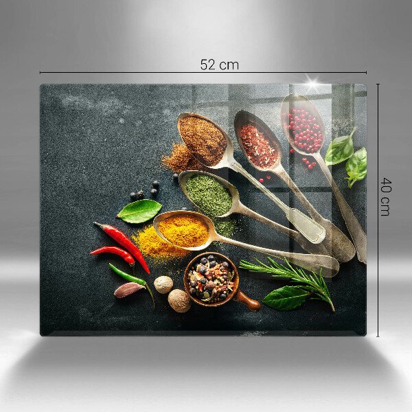 Chopping board glass Kitchen spices
