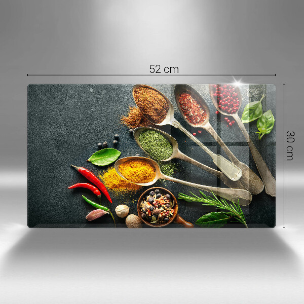 Chopping board glass Kitchen spices