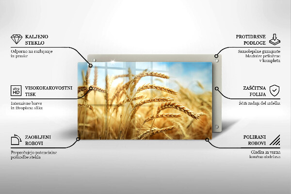 Chopping board Cereals in the field