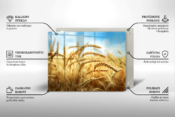 Chopping board Cereals in the field