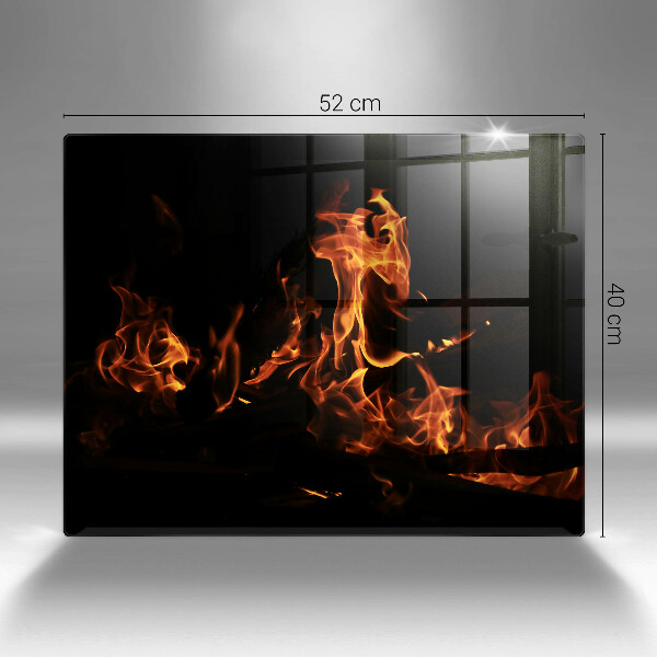 Chopping board Fire flame