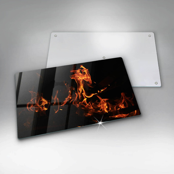 Chopping board Fire flame
