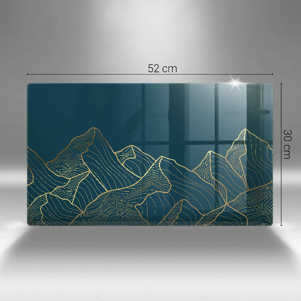 Chopping board Abstract mountains