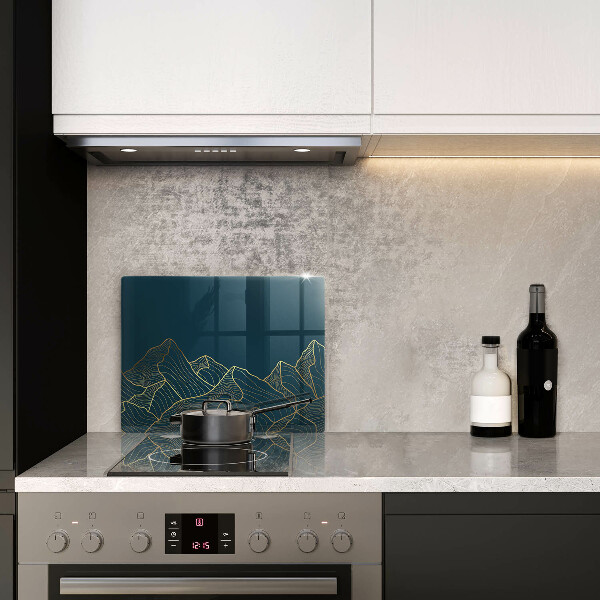 Chopping board Abstract mountains