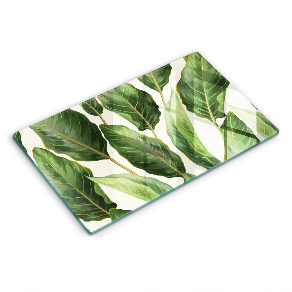 Chopping board Banana leaves