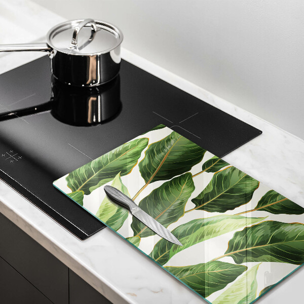 Chopping board Banana leaves