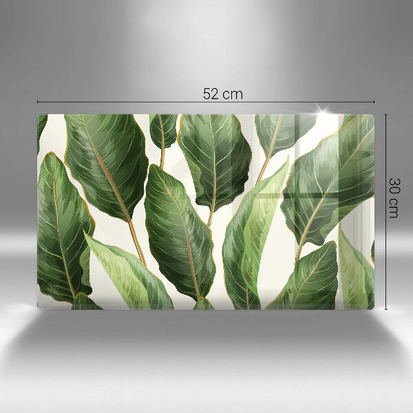 Chopping board Banana leaves