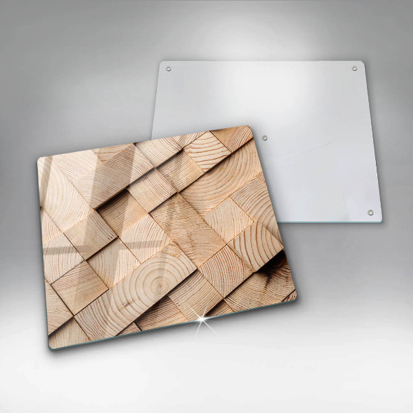 Chopping board Wooden squares