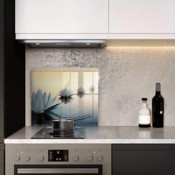 Chopping board Lilie flowers on the water