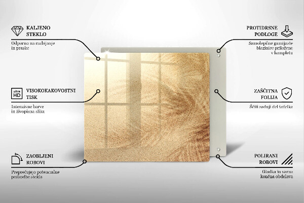 Chopping board Beach sand and holidays