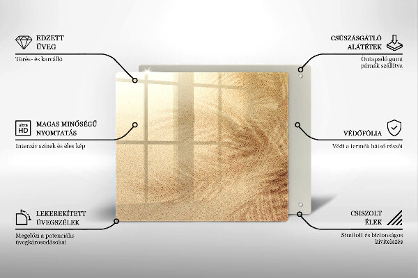 Chopping board Beach sand and holidays