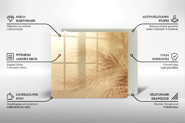 Chopping board Beach sand and holidays