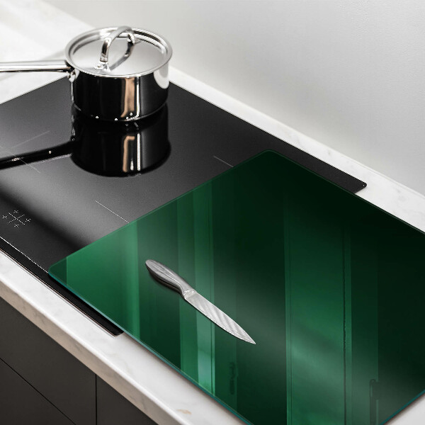 Glass worktop protector Green color