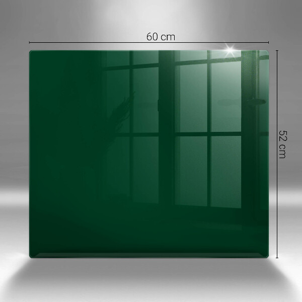 Glass worktop protector Green color