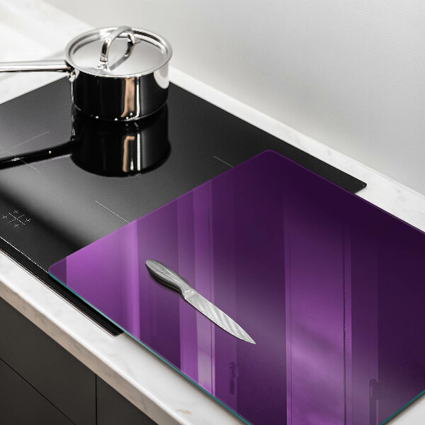 Glass worktop protector Violet colour