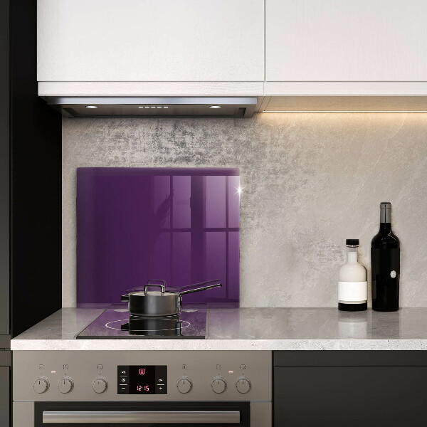 Glass worktop protector Violet colour