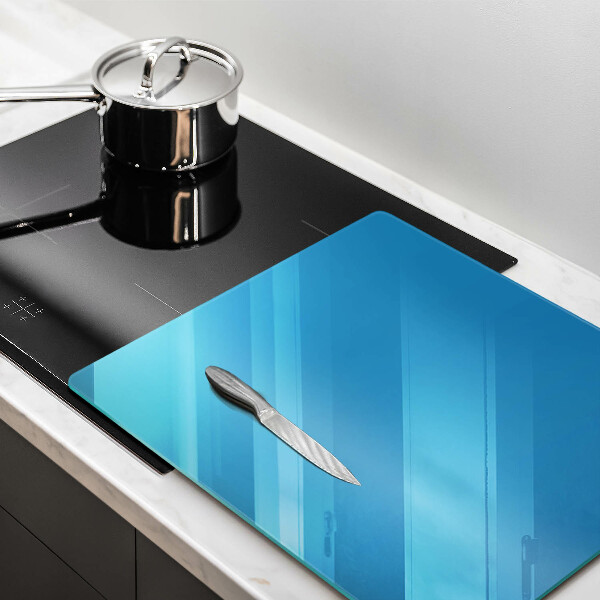 Glass worktop protector Blue color