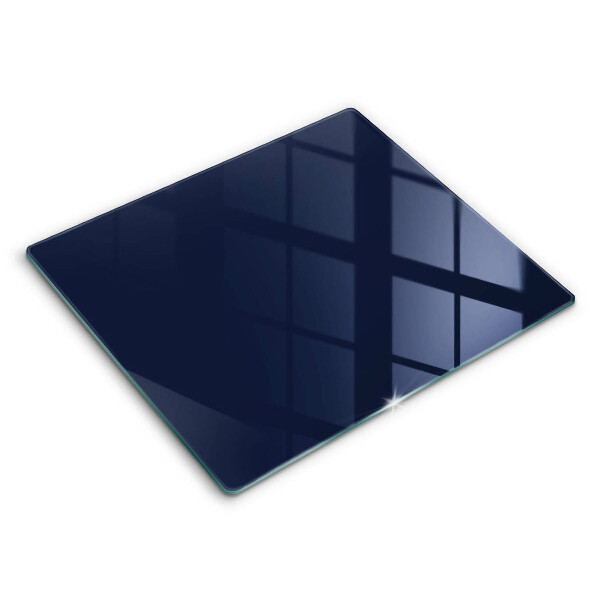 Glass worktop protector Navy blue