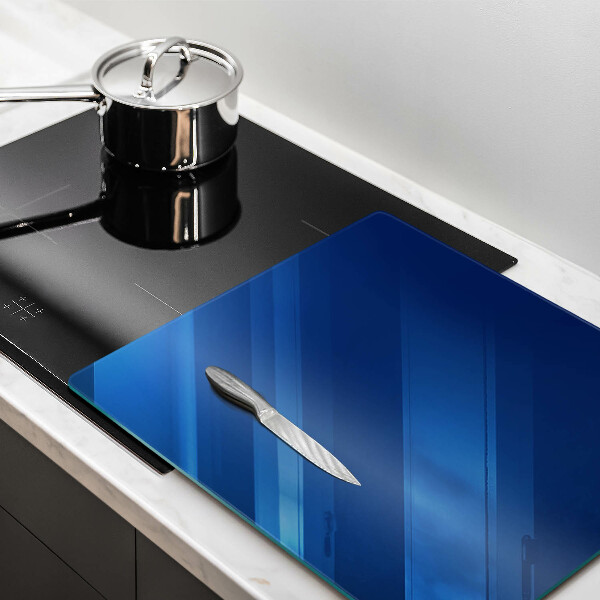 Glass worktop protector Blue color